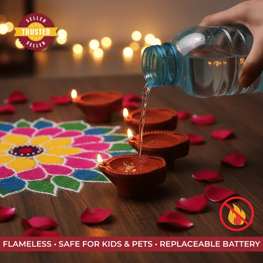 Water Sensor LED Diya – Just Add Water & Glow Your Home !