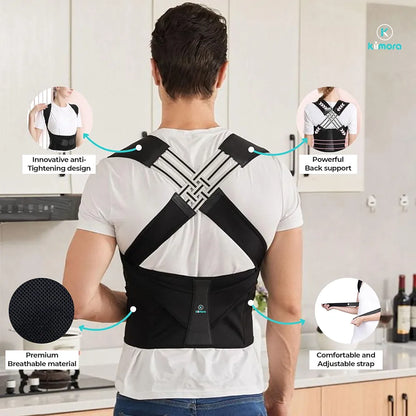 Kiimora Neoprene Posture Corrector Belt for Men and Women