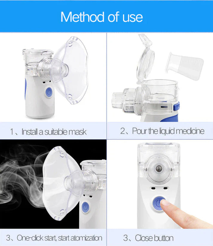 Mini Portable Mesh Nebulizer 50% OFF On Sale