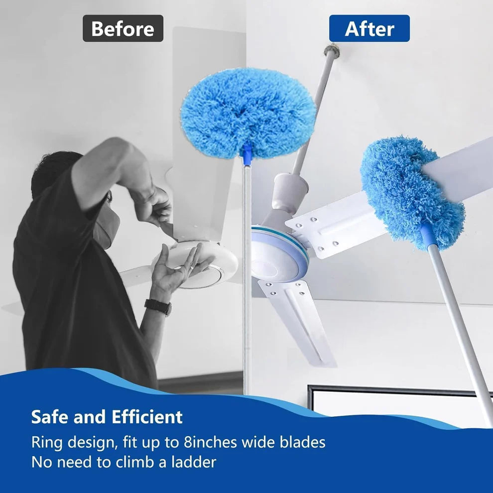 Extendable Dust Buster Mop - (Ceiling fans & Under sofas & beds)