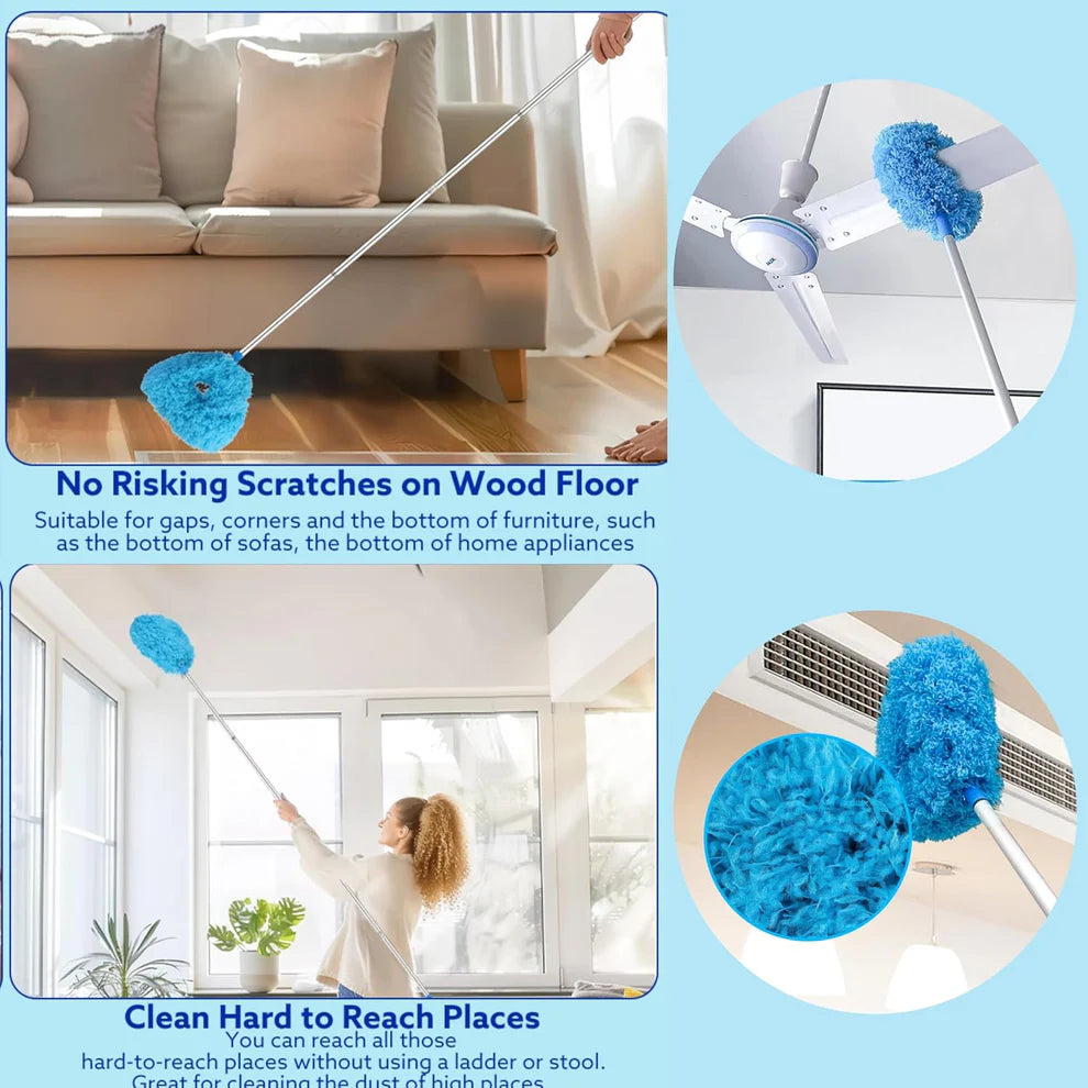 Extendable Dust Buster Mop - (Ceiling fans & Under sofas & beds)