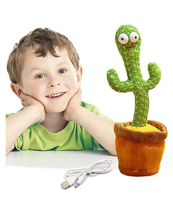 Dancing Cactus Toy with Lighting,Singing Cactus Recording and Repeat Your Words